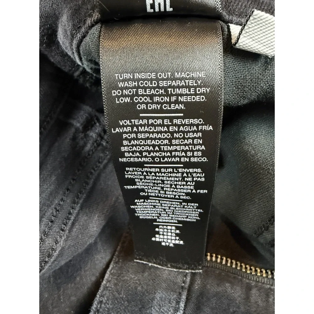 7 For All Mankind Jeans Men's 36 Black Standard Straight USA Denim Pants (35X28)